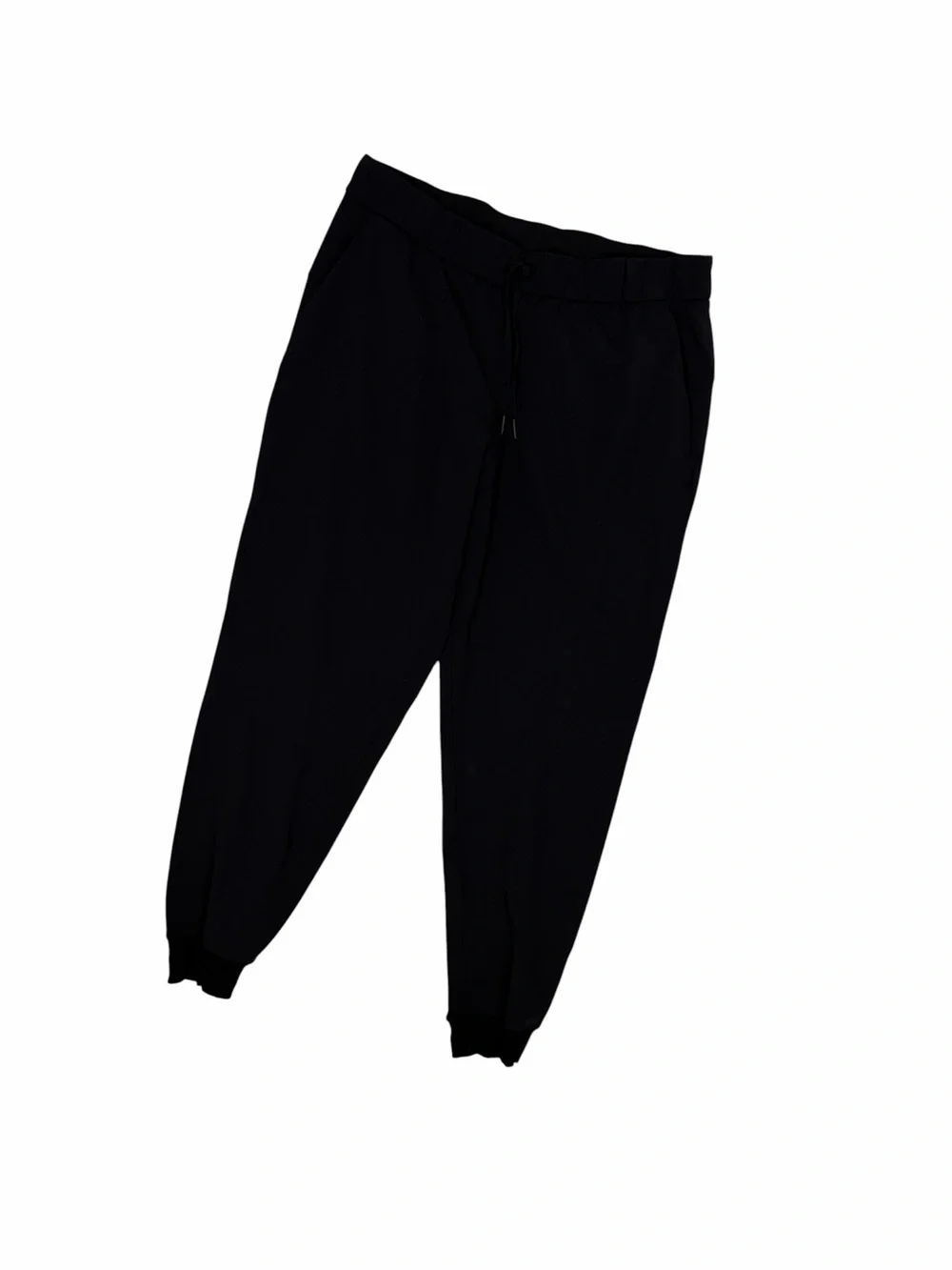 Lululemon Womens On the Fly Jogger Pants Woven Black Size 12 Active Performance